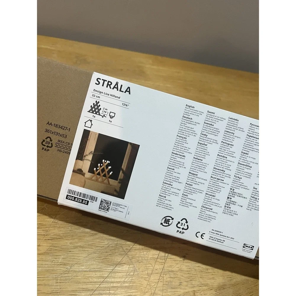 IKEA Strala‎ Light Decoration Lisa Hilland Holiday Swedish Minimalist